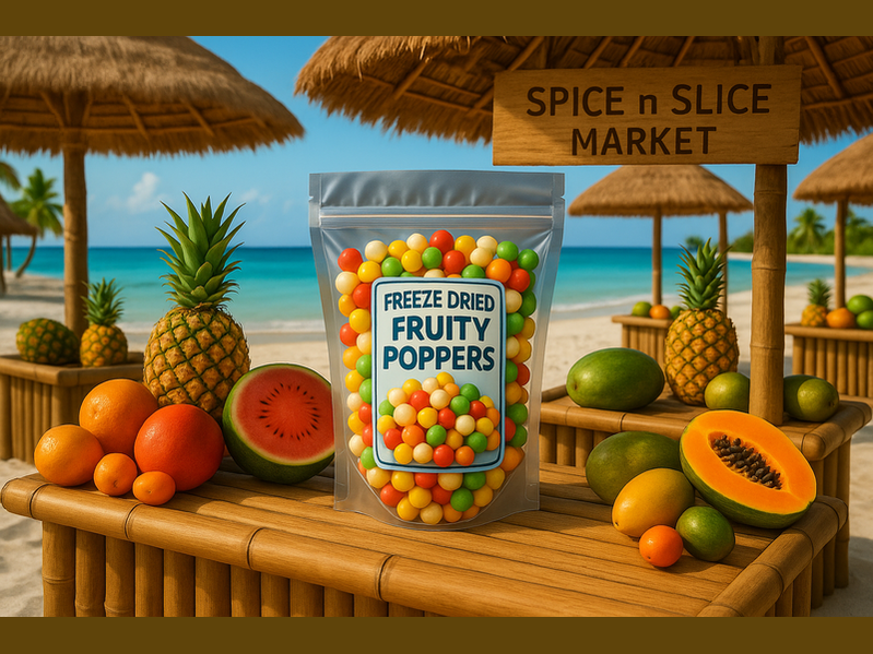 Original Product in Tropical Beach Market with Very Discreet Branding