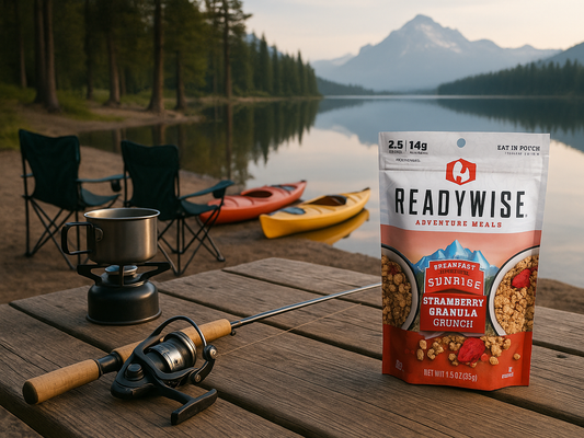 Lakeside Camping Breakfast