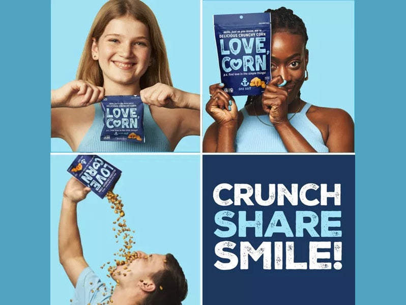 LOVE, CORN Sea Salt Crunchy Corn, 4oz.