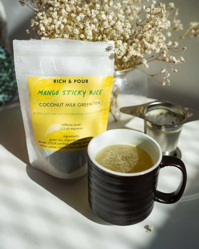 Mango Sticky Rice Coconut Milk Green Tea Blend