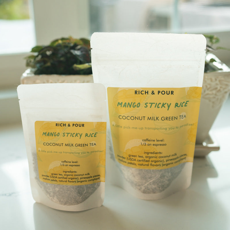 Mango Sticky Rice Coconut Milk Green Tea Blend
