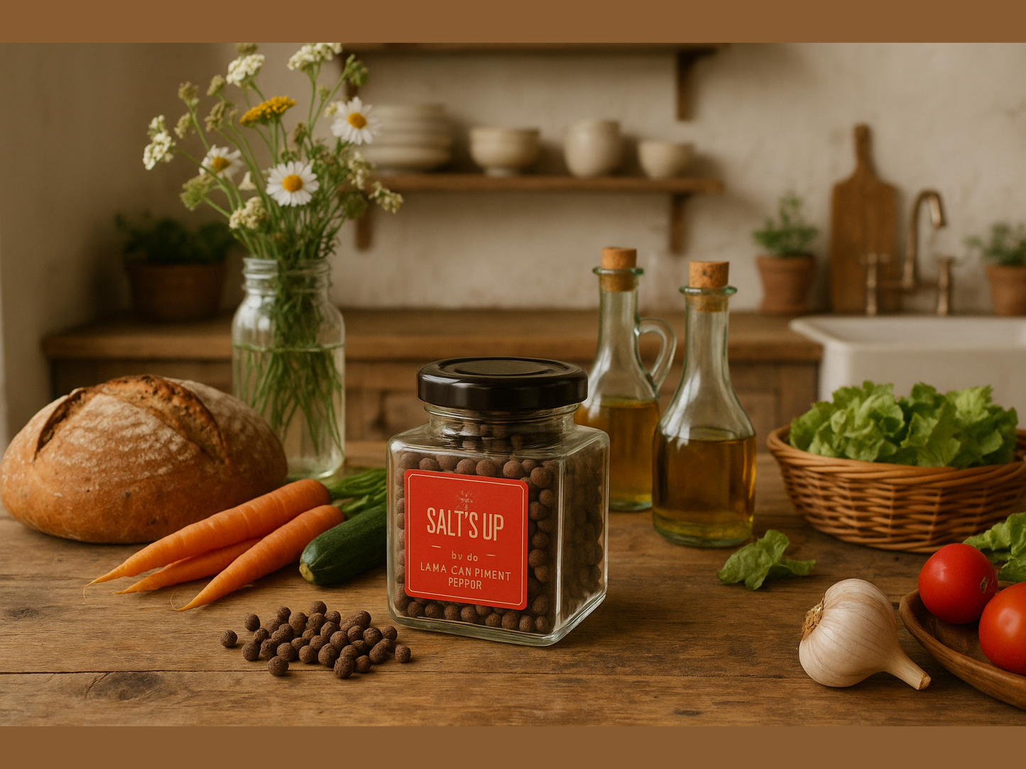 Natural Kitchen Tableau