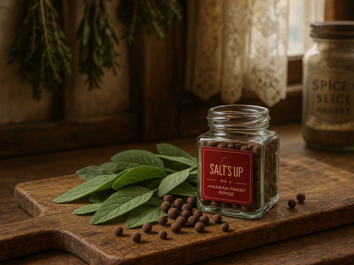 Original Jamaican Allspice in French Farmhouse Kitchen