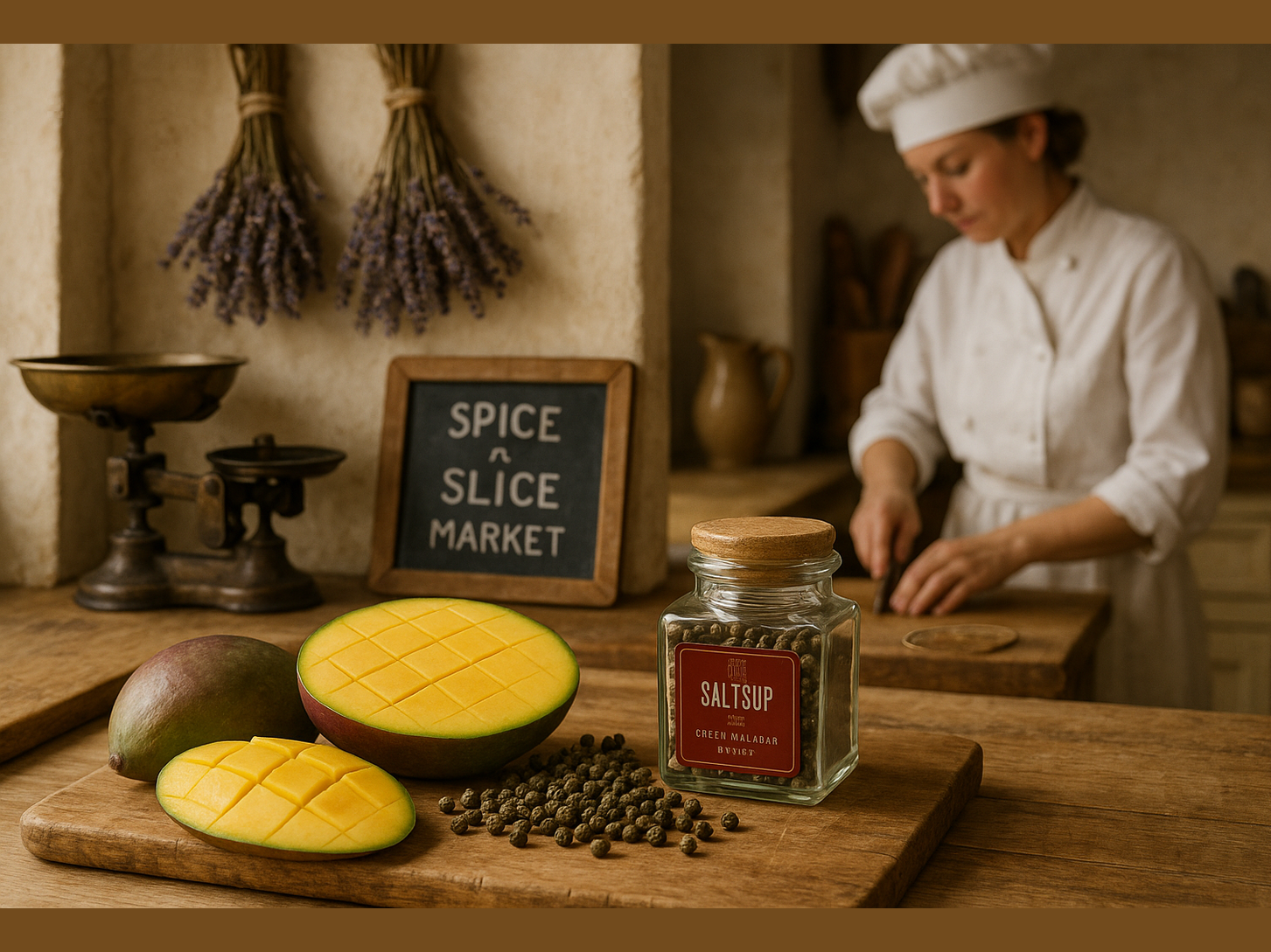 Original Product with Female Chef