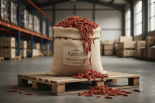 Red Long Pepper Wholesale Sack on Pallet
