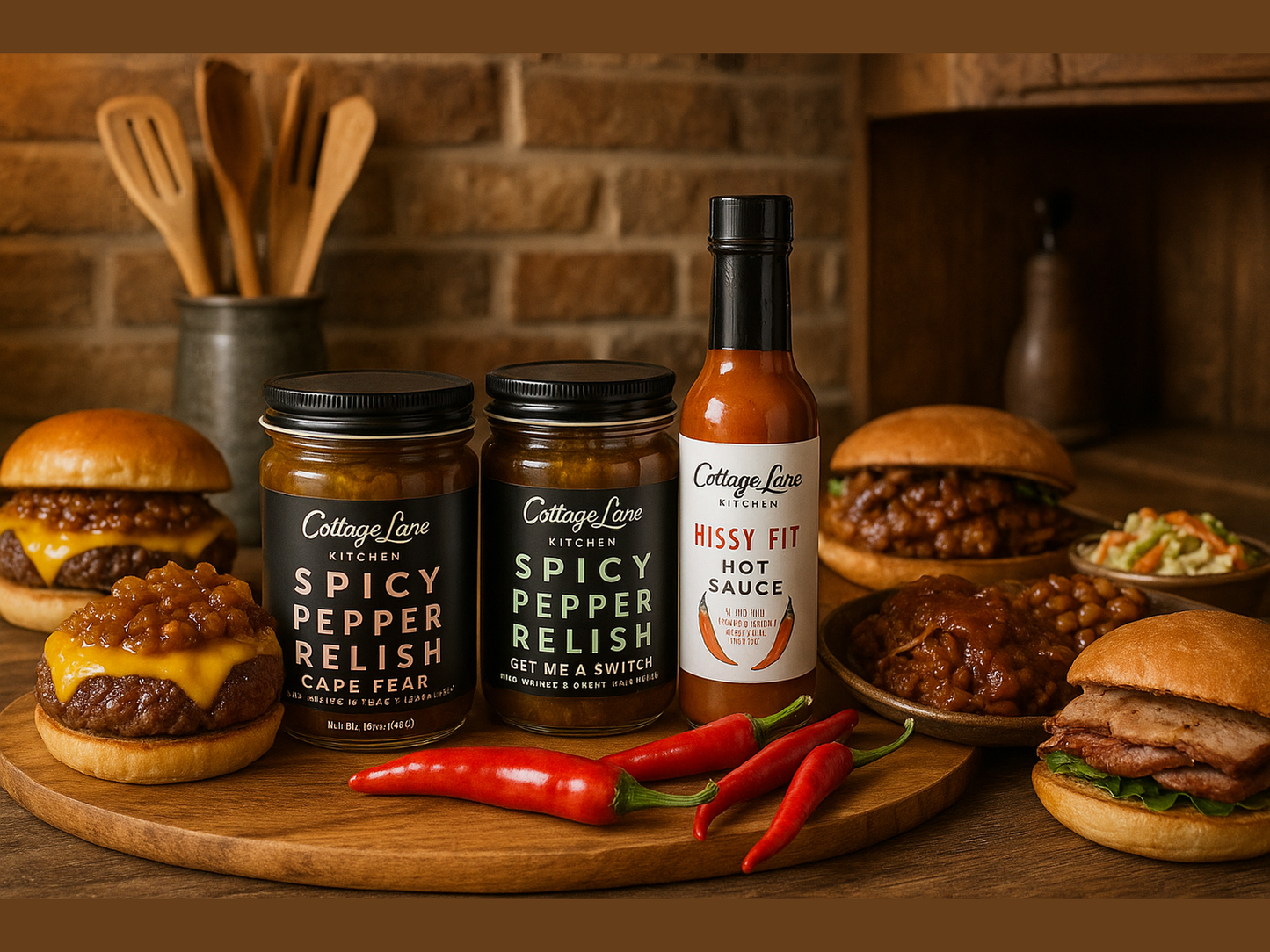 Rustic Farmhouse Kitchen Scene