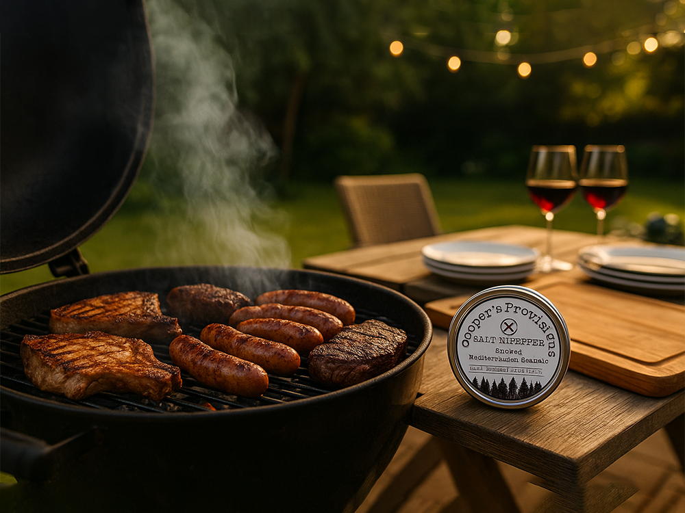 "Salt N' Pepper" Smoked Mediterranean Sea Salt