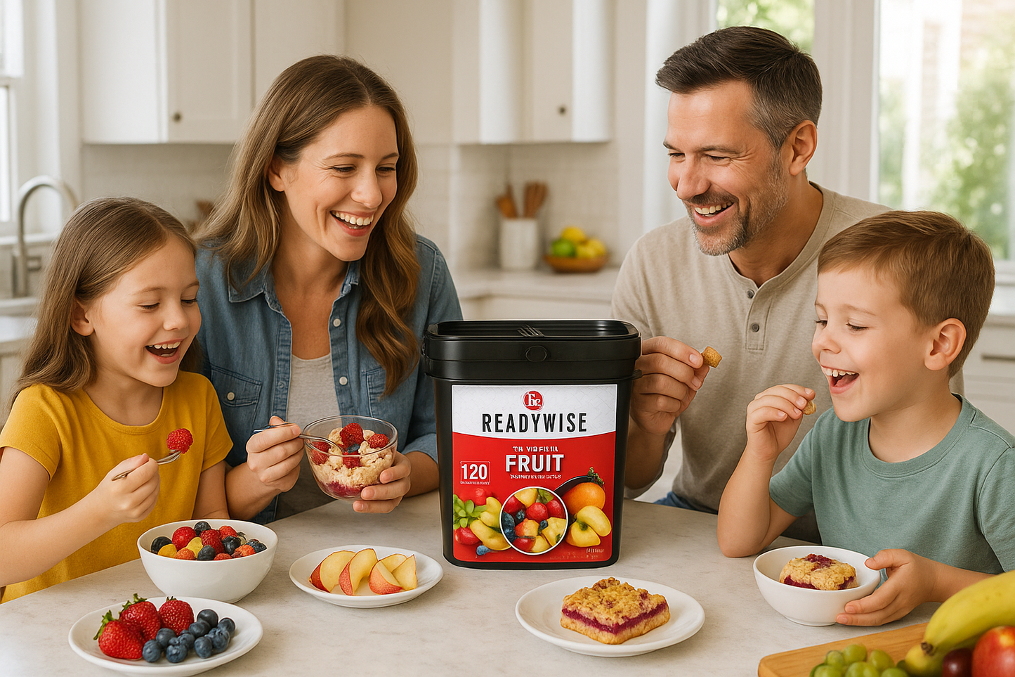 120 Serving Fruit Bucket Family Kitchen