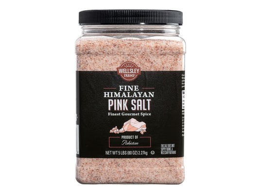 Wellsley Farms Himalayan Pink Salt, Seasonings, 5 lbs.