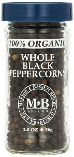Morton & Bassett Organic Whole Black Pepper (3x2Oz)-0