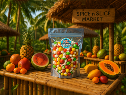 Freeze Dried Fruity Poppers - Rainbow Burst Snack Adventure