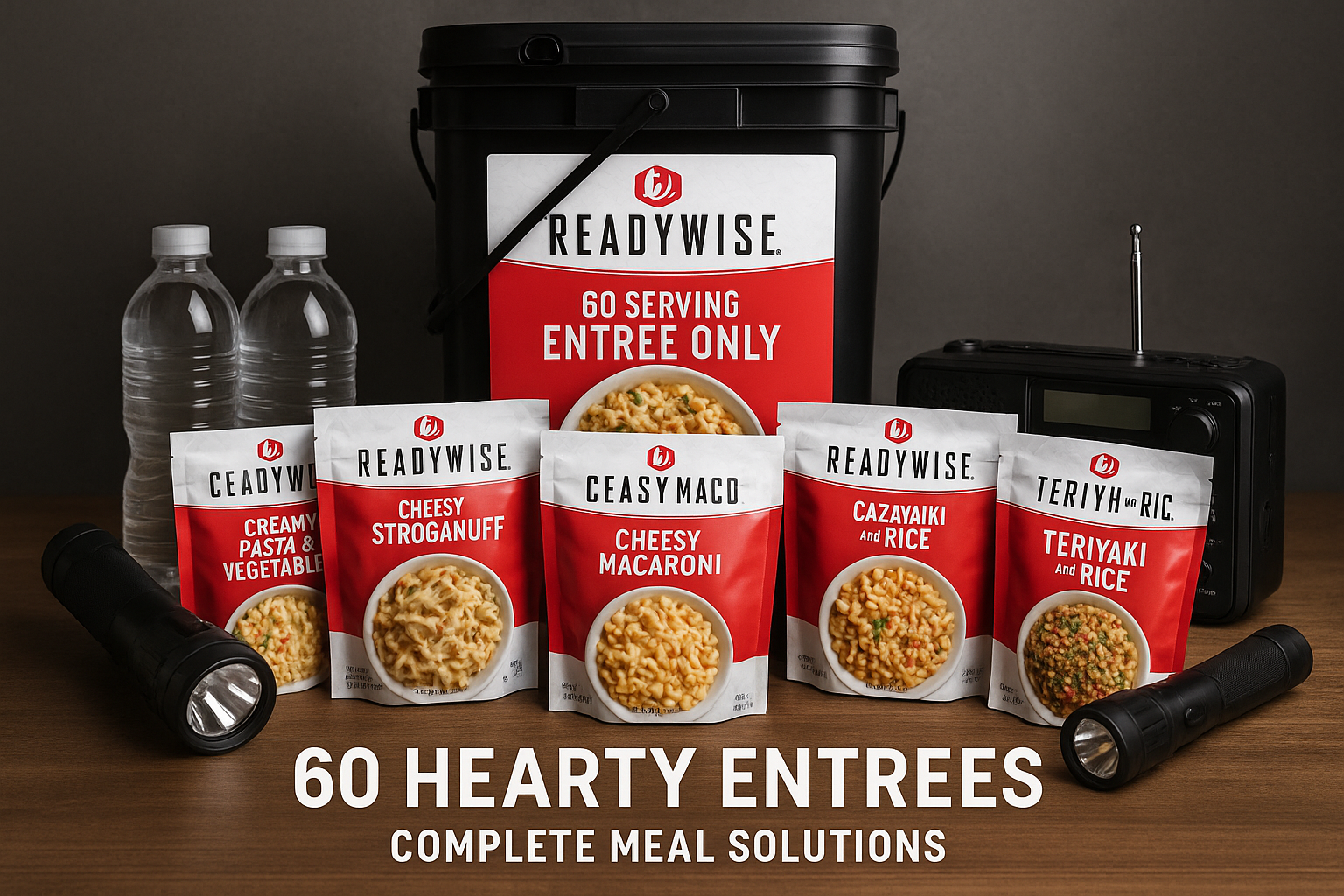 60 Serving Entree Emergency Setup