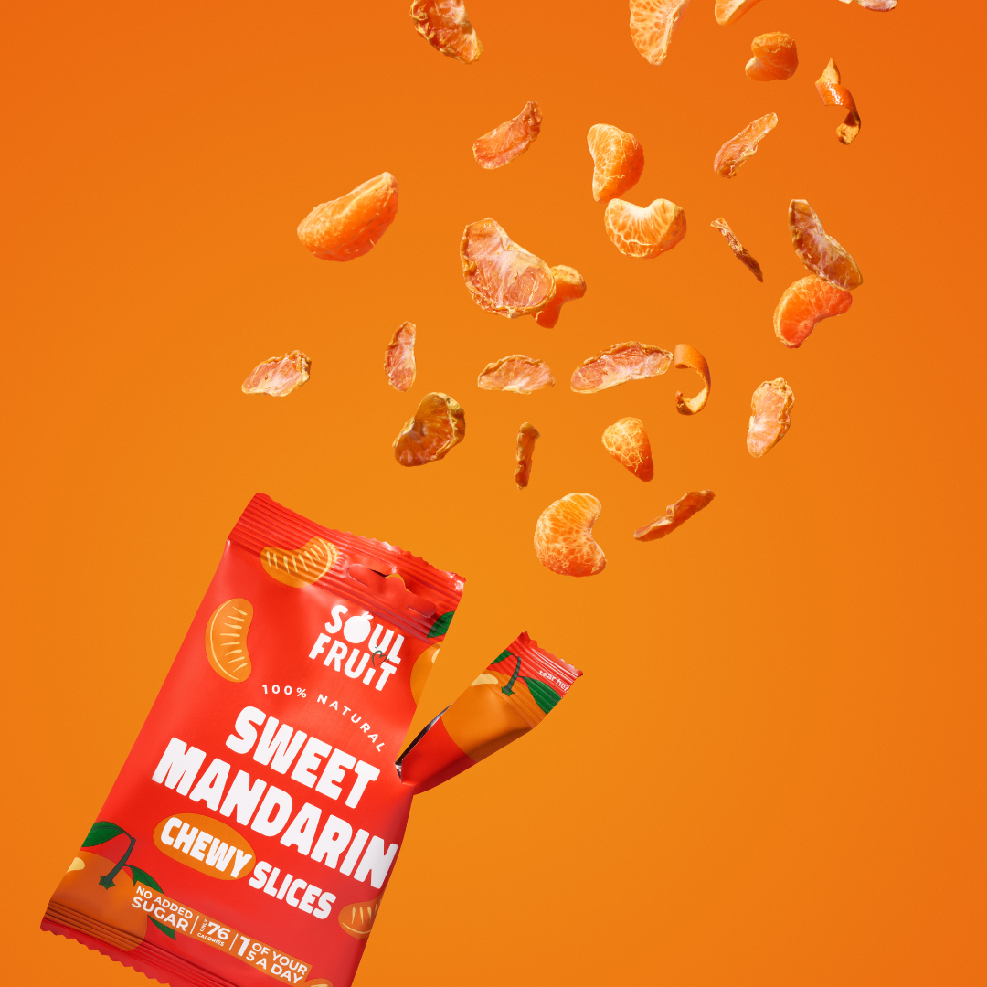 Soft Dried Mandarin Segments (10 Bags)