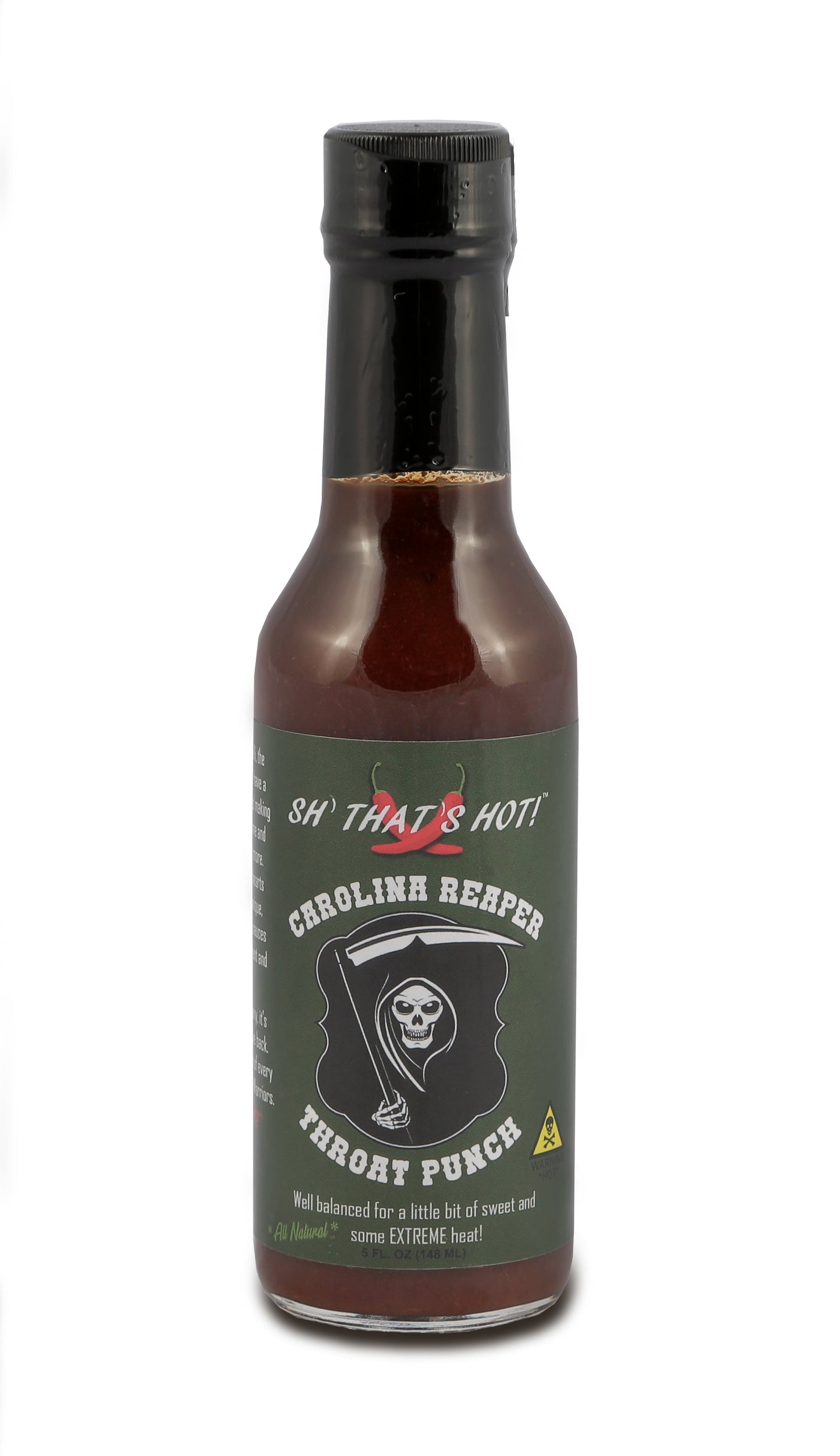 Carolina Reaper Throat Punch hot sauce