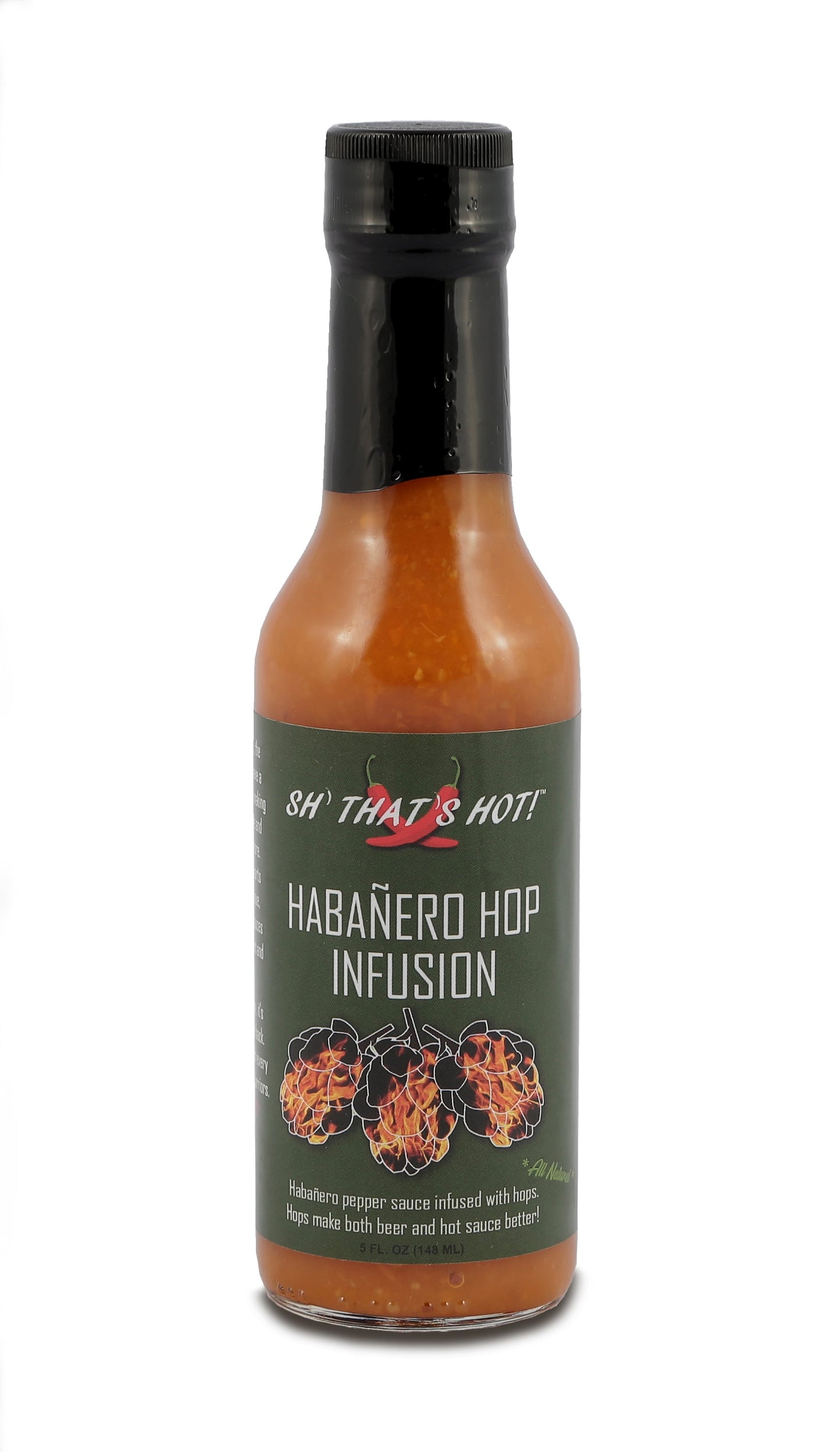 Habanero Hop Infusion hot sauce.