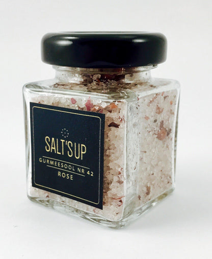 GIFT BOX OF 5 GOURMET SALT, SALT PLATE AND SALT CANDLE