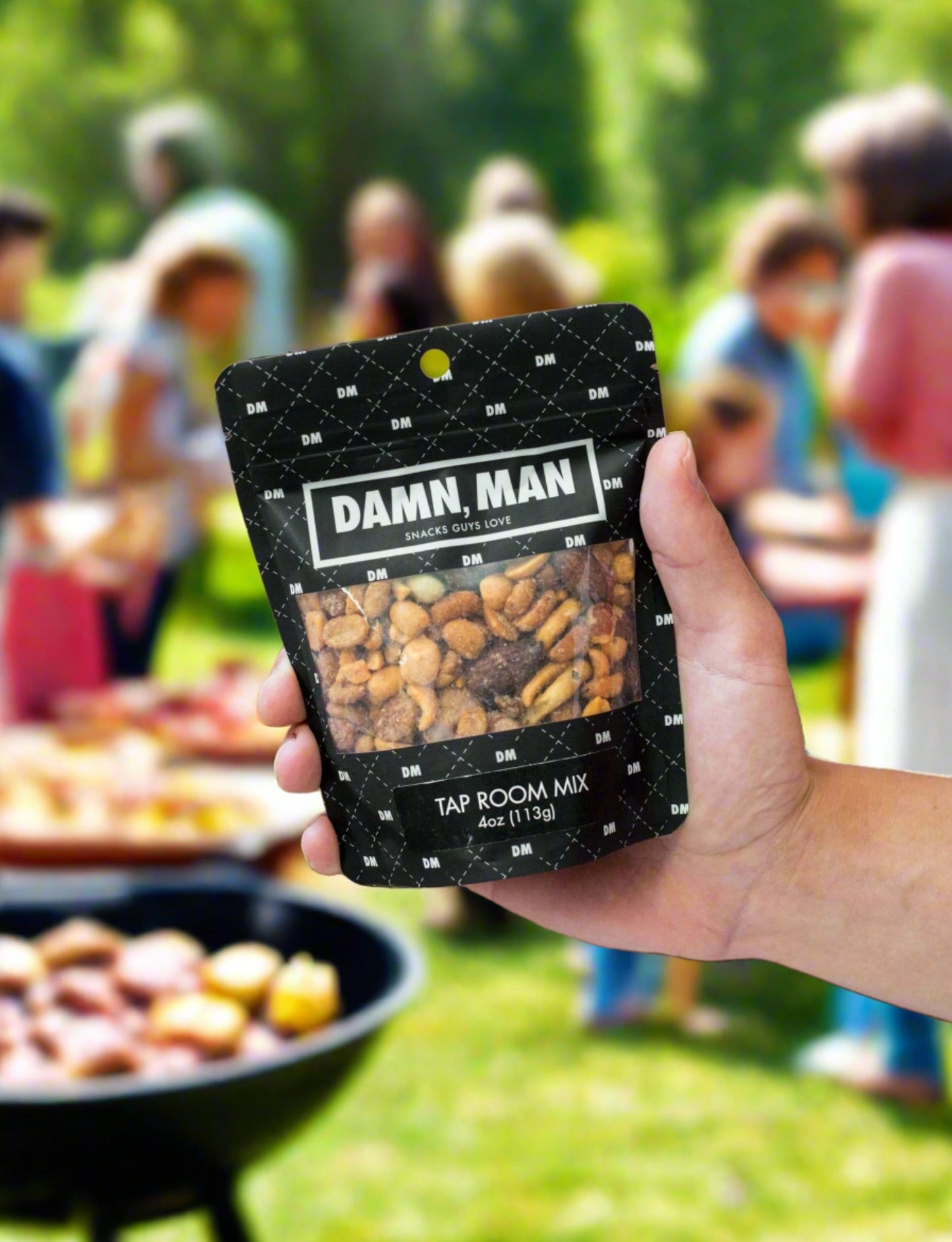 Gourmet Manly Nut Gift Box for Men - 6 Unique Handcrafted Snacks, Gift
