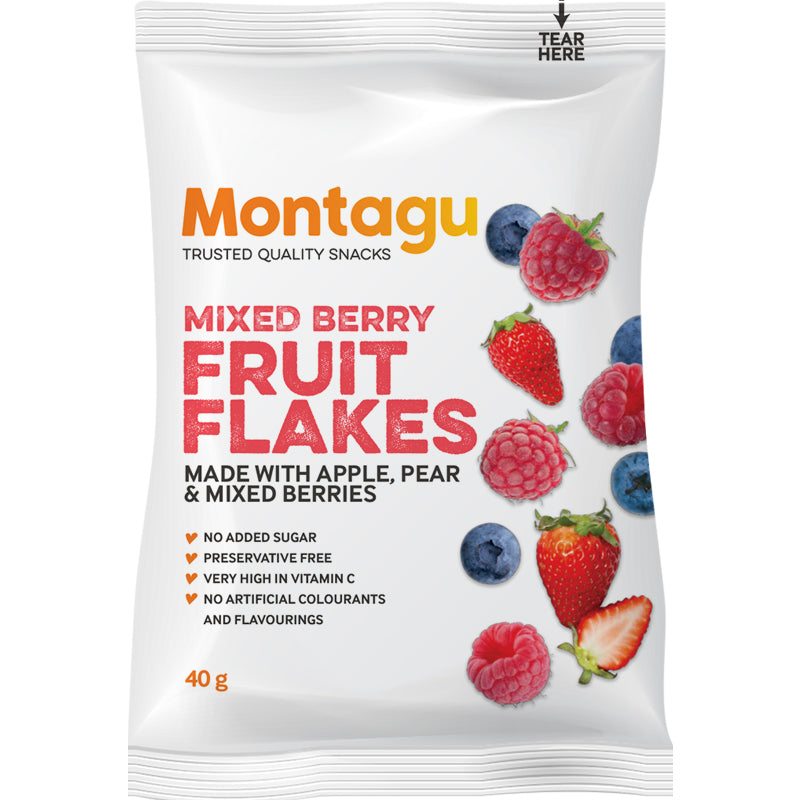 Montagu: Fruit Flakes - Mixed Berry-0