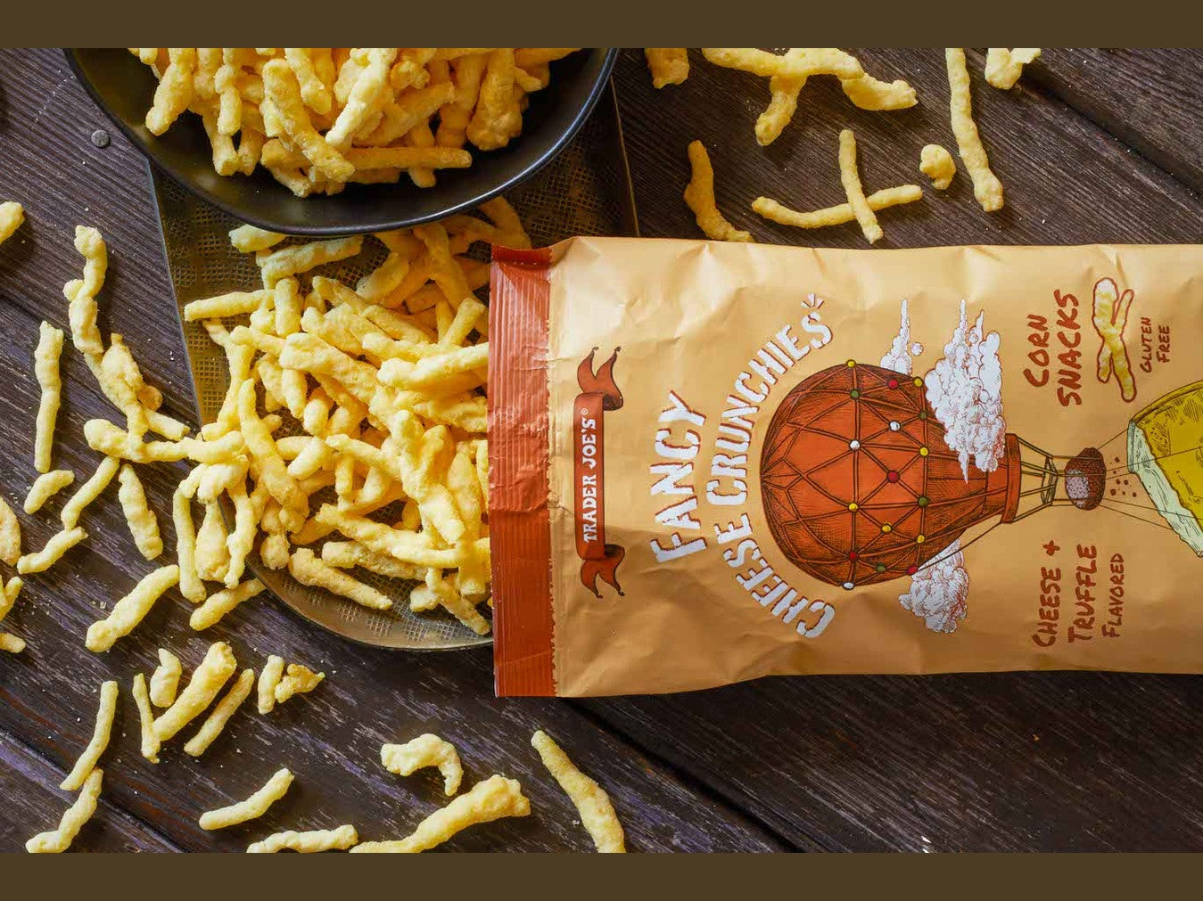 Trader Joe's Fancy Cheese Crunchies, Snacks, 7 oz.