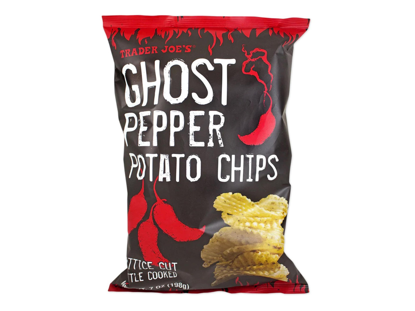 Trader Joe's Ghost Pepper Potato Chips, Snacks, 7 oz.