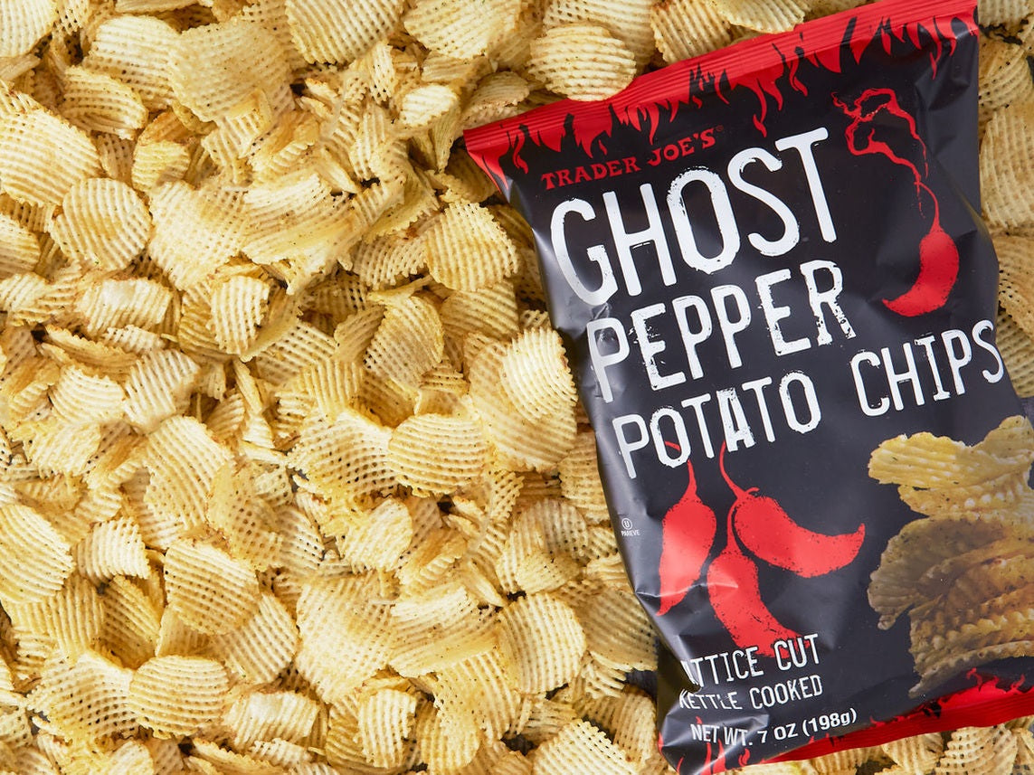 Trader Joe's Ghost Pepper Potato Chips, Snacks, 7 oz.