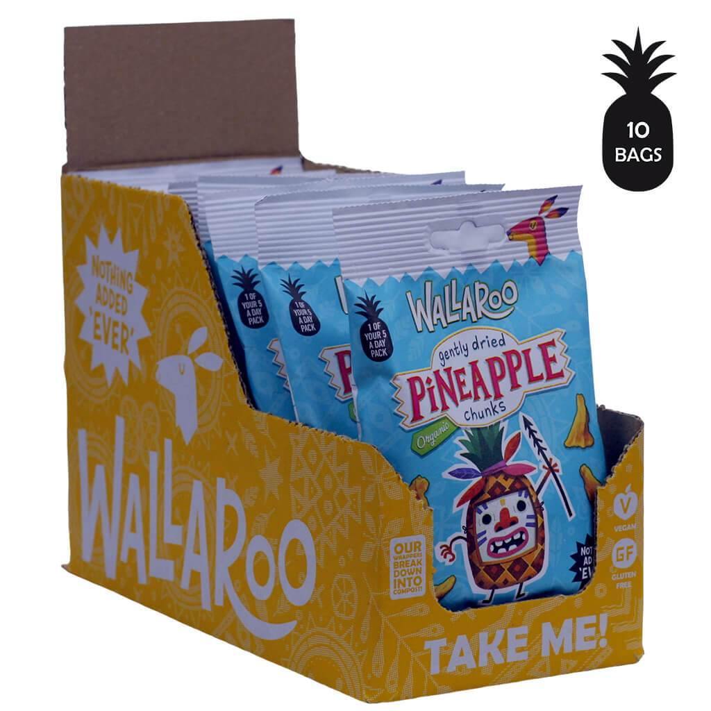 Organic Gently Dried Pineapple Chunks