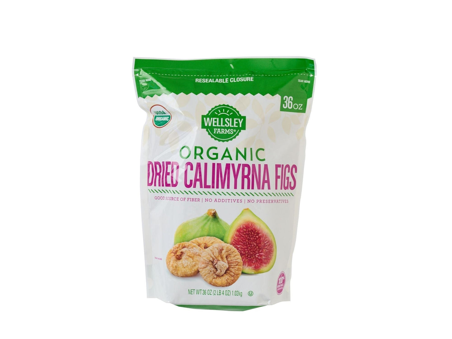 Wellsley Farms Organic Dried Calimyrna Figs, 36 oz.
