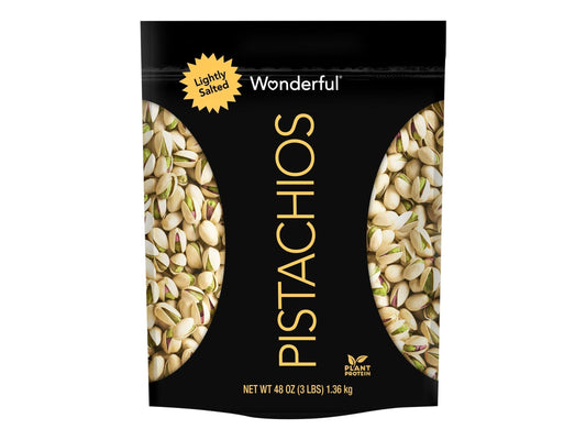 Wonderful Pistachios In Shell Lightly Salted Pistachios in Resealable