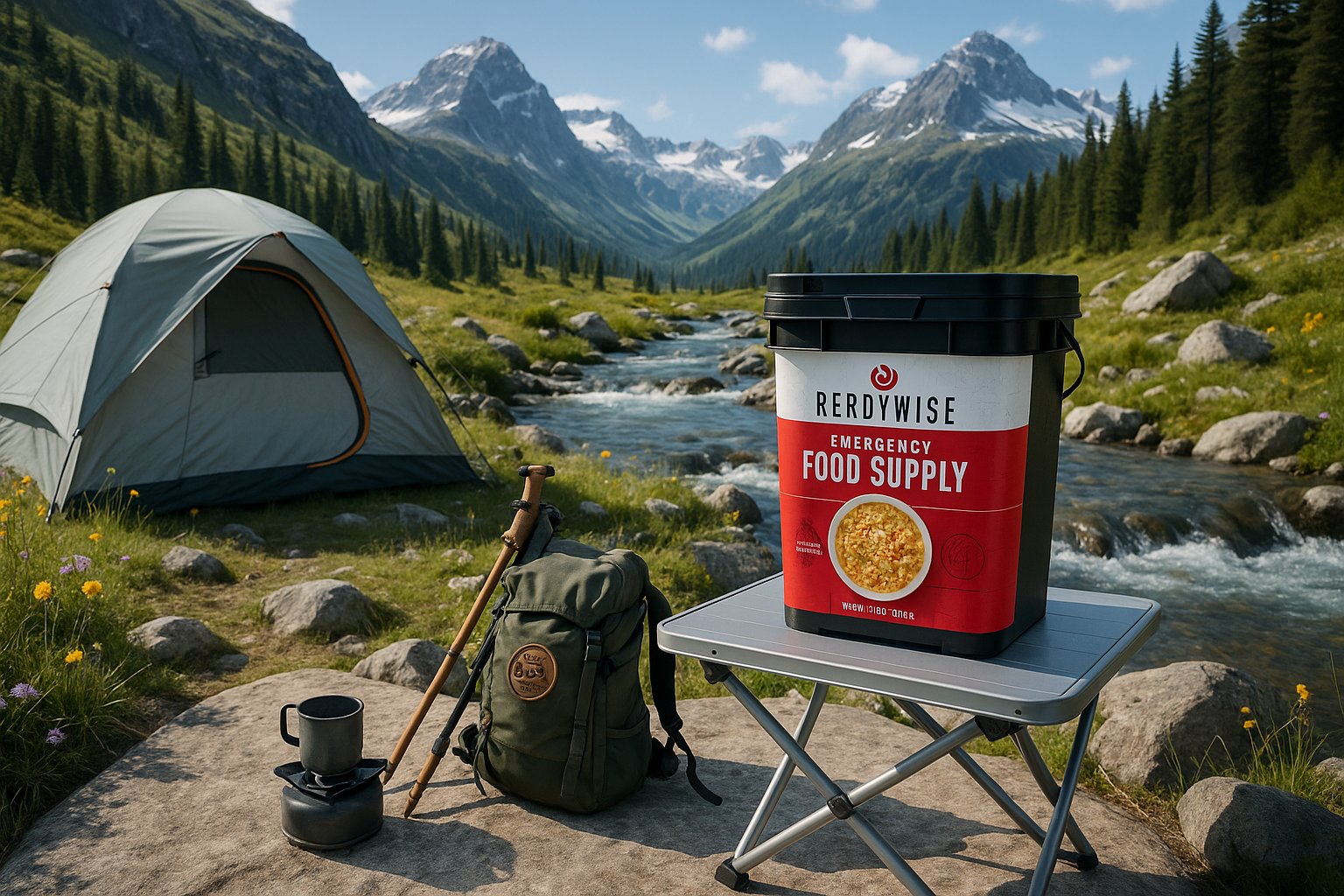 Alpine Stream Camping