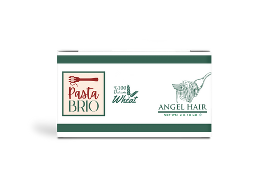 PastaBRIO Durum Wheat Pasta - ANGEL HAIR - 20 lb