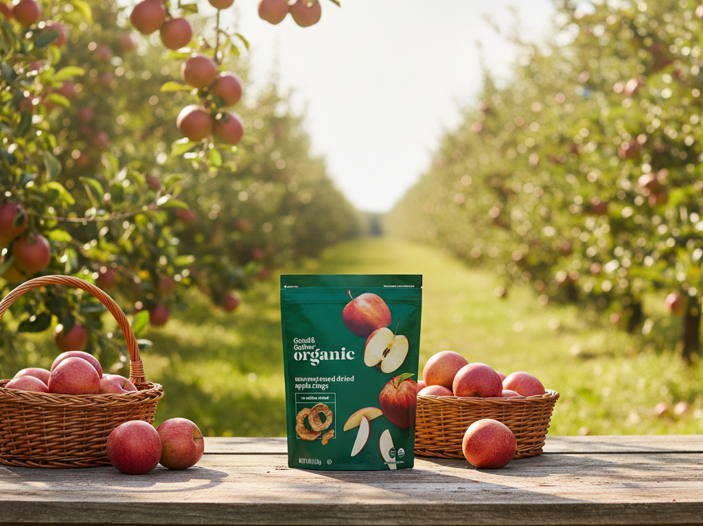 Apple Rings in Orchard