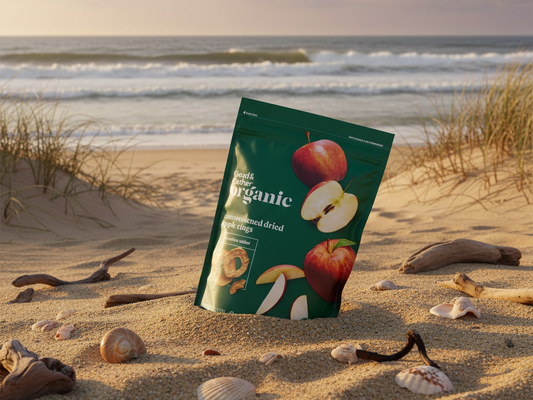 Apple Rings on Beach