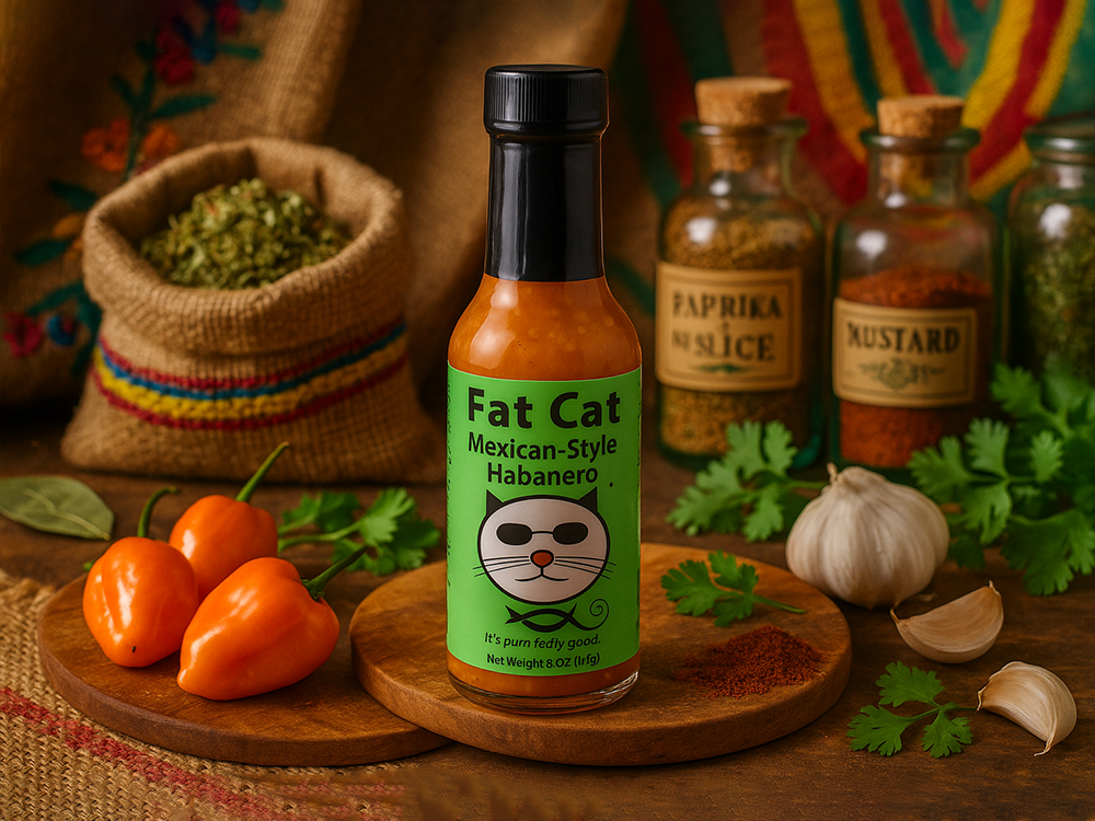 Fat Cat Mexican-Style Habanero - Authentic Fiery Flavor