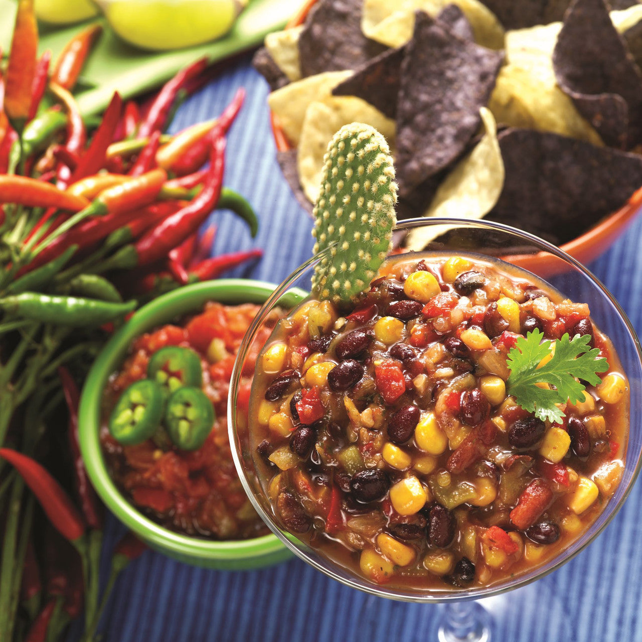 Desert Pepper Corn Black Bean Roasted Pepper Salsa (6x16 Oz)-3