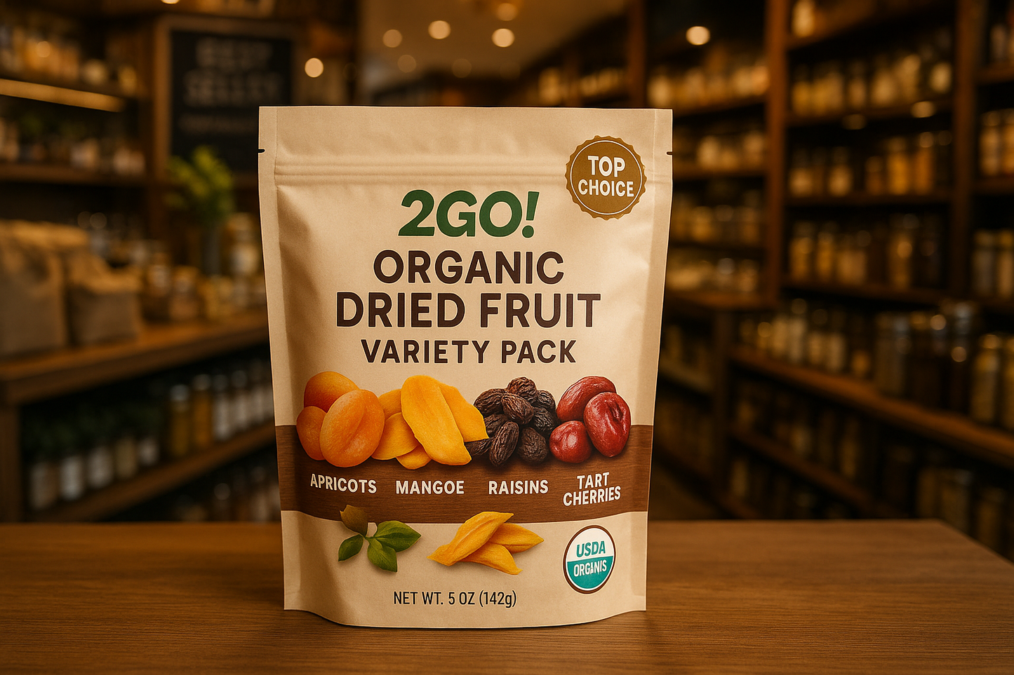Best Selling 2GO! Organic Dried Fruit Variety Pack