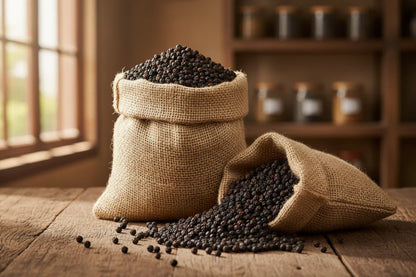Black Kampot Pepper Sacks