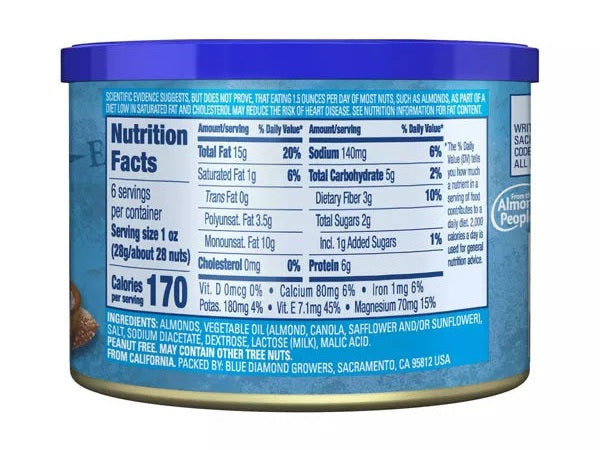 Blue Diamond Salt & Vinegar Almonds, 6oz.