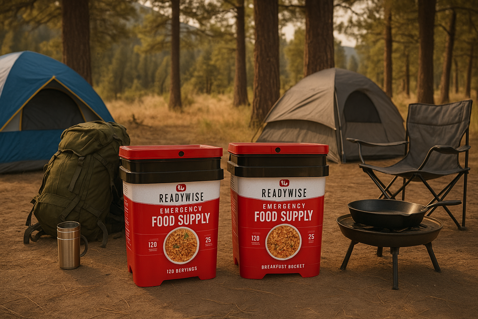 Camping Adventure Scene