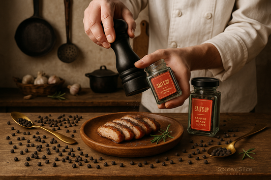 Chef Grinding Pepper Scene