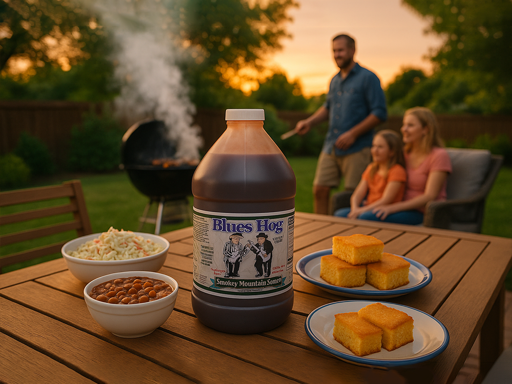 Sauce barbecue Blues Hog 8005116, 64 oz, Smokey Mountain, assortiment