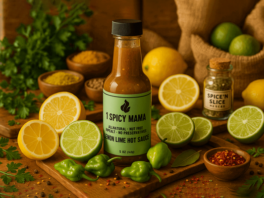 Lemon Lime Hot Sauce - Citrus Fire Symphony