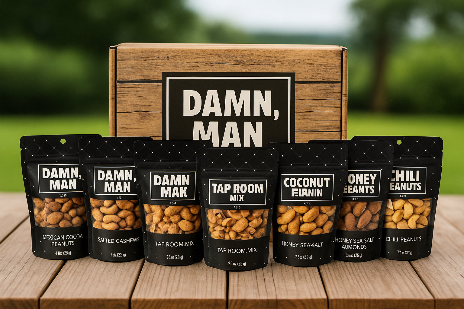 DAMN, MAN snack collection