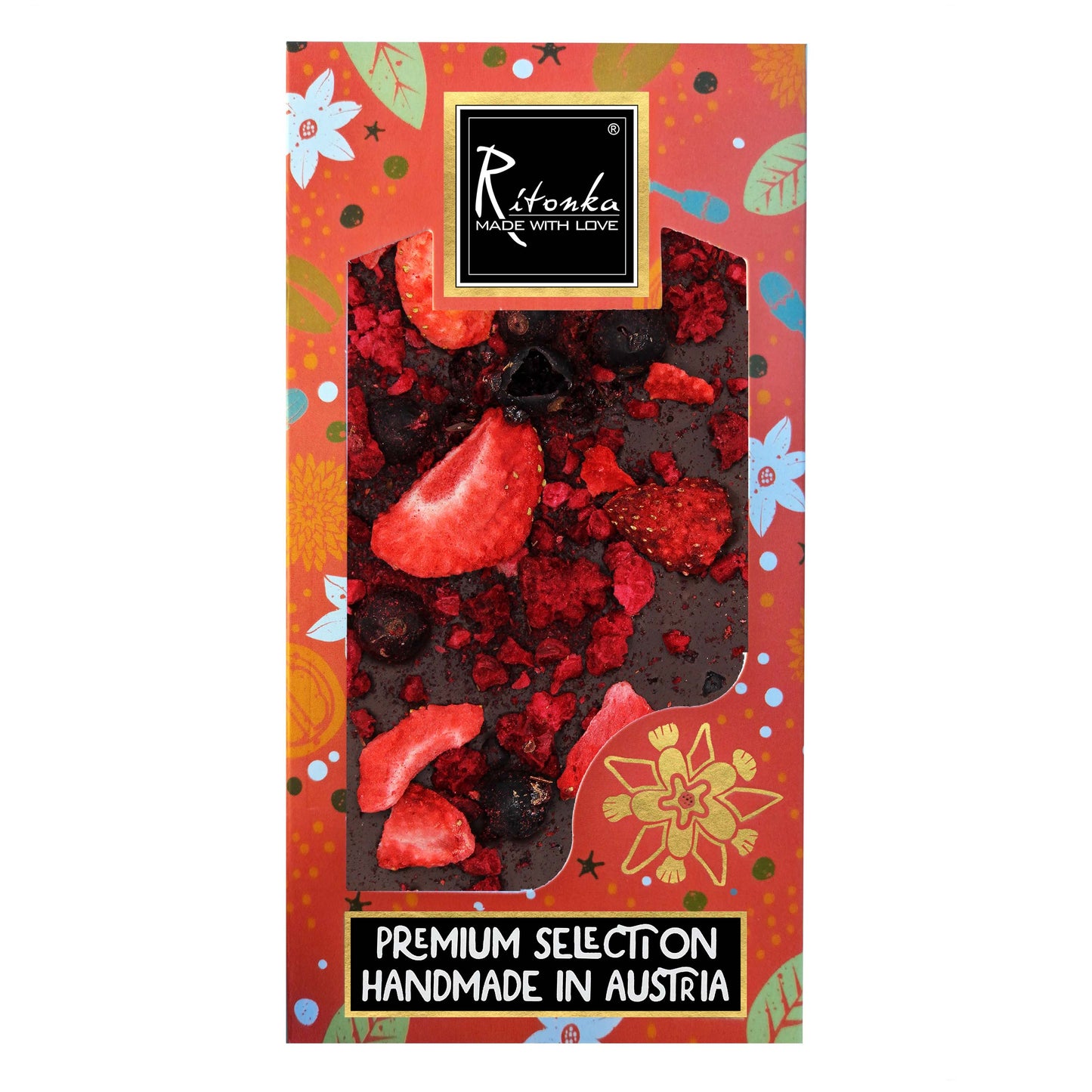 Ritonka dark chocolate - berry mix 95g