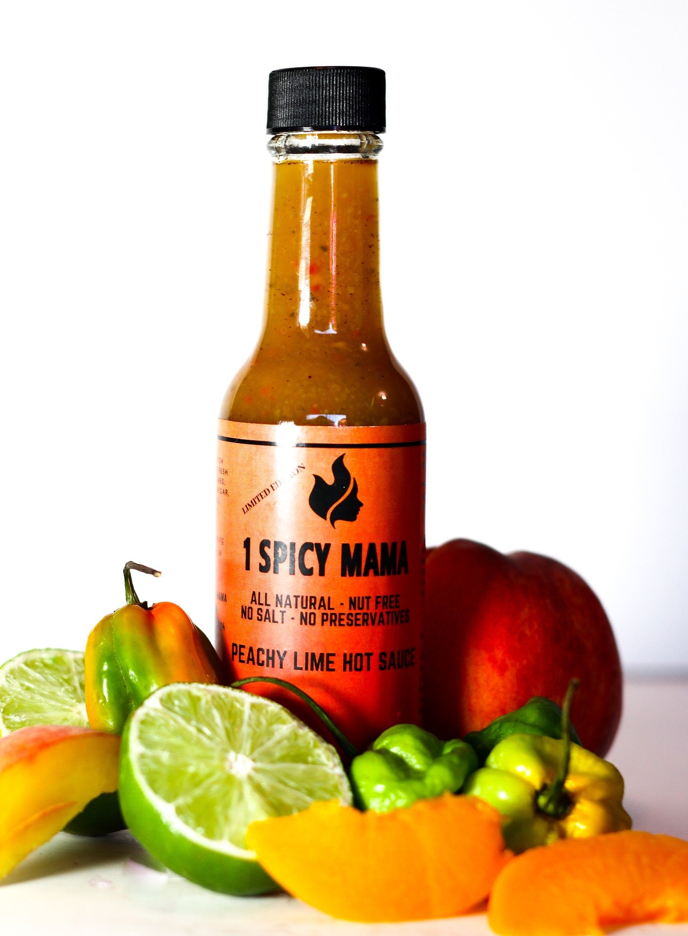 PEACHY LIME HOT SAUCE.