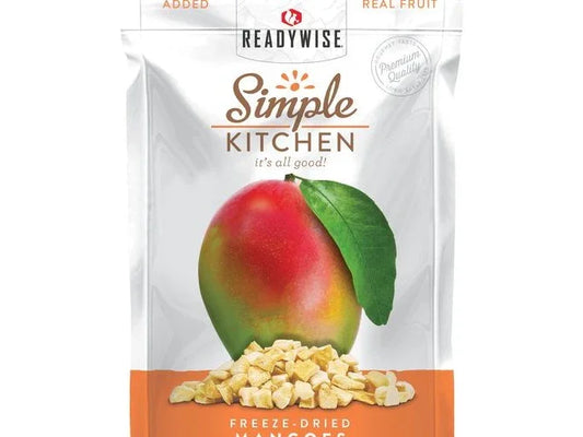 6 Pack Freeze Dried Mango - Healthy Camping Snacks & Smoothies