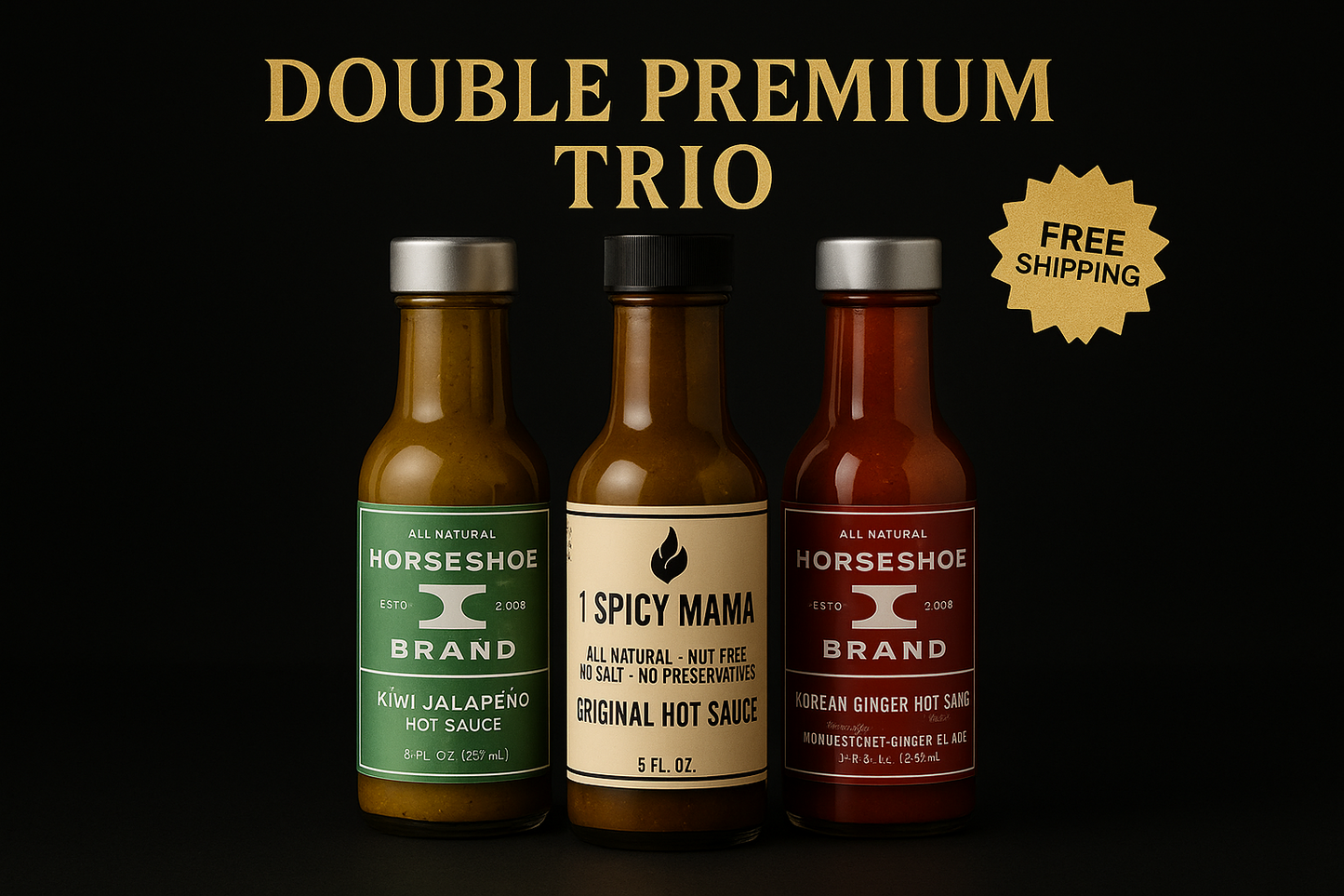 Double Premium Trio (3 Bottles)