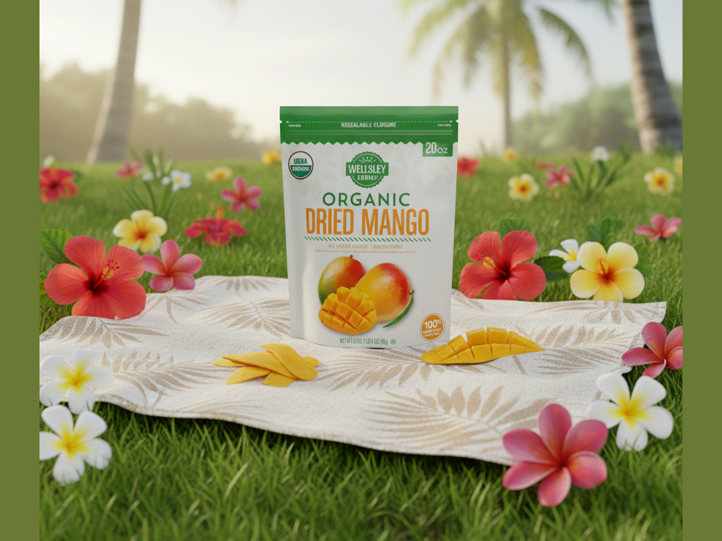 Dried Mango Tropical Flower Garden