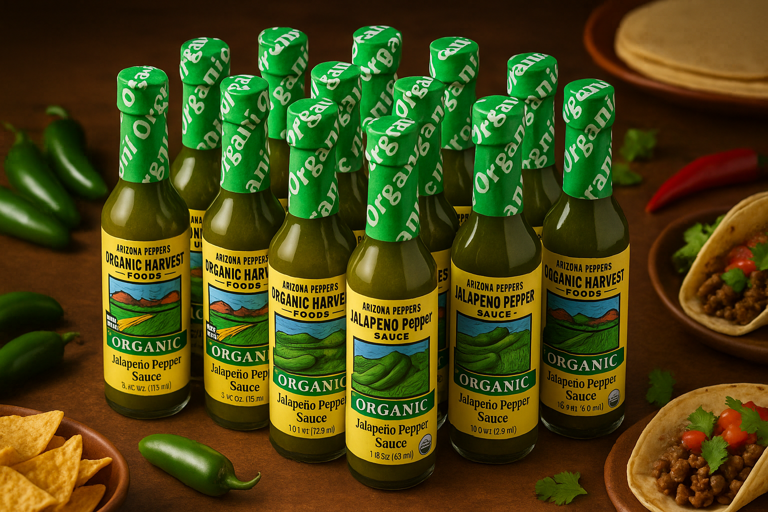 Enhanced Arizona Jalapeno Pepper Sauce product image based on original pictures