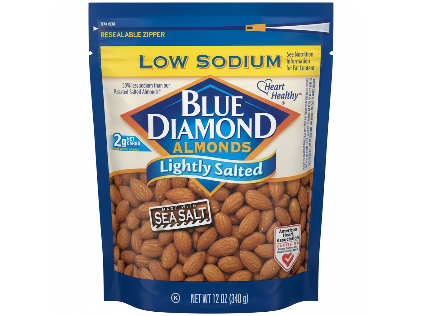Enhanced Blue Diamond Almonds Lightly Salted