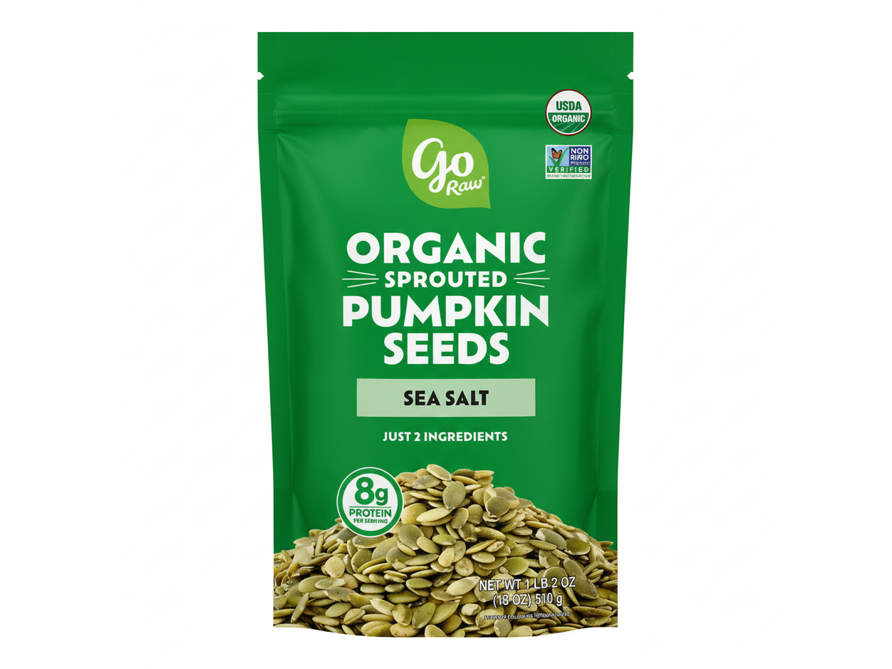 Enhanced Go Raw Organic Sprouted Pumpkin Seeds